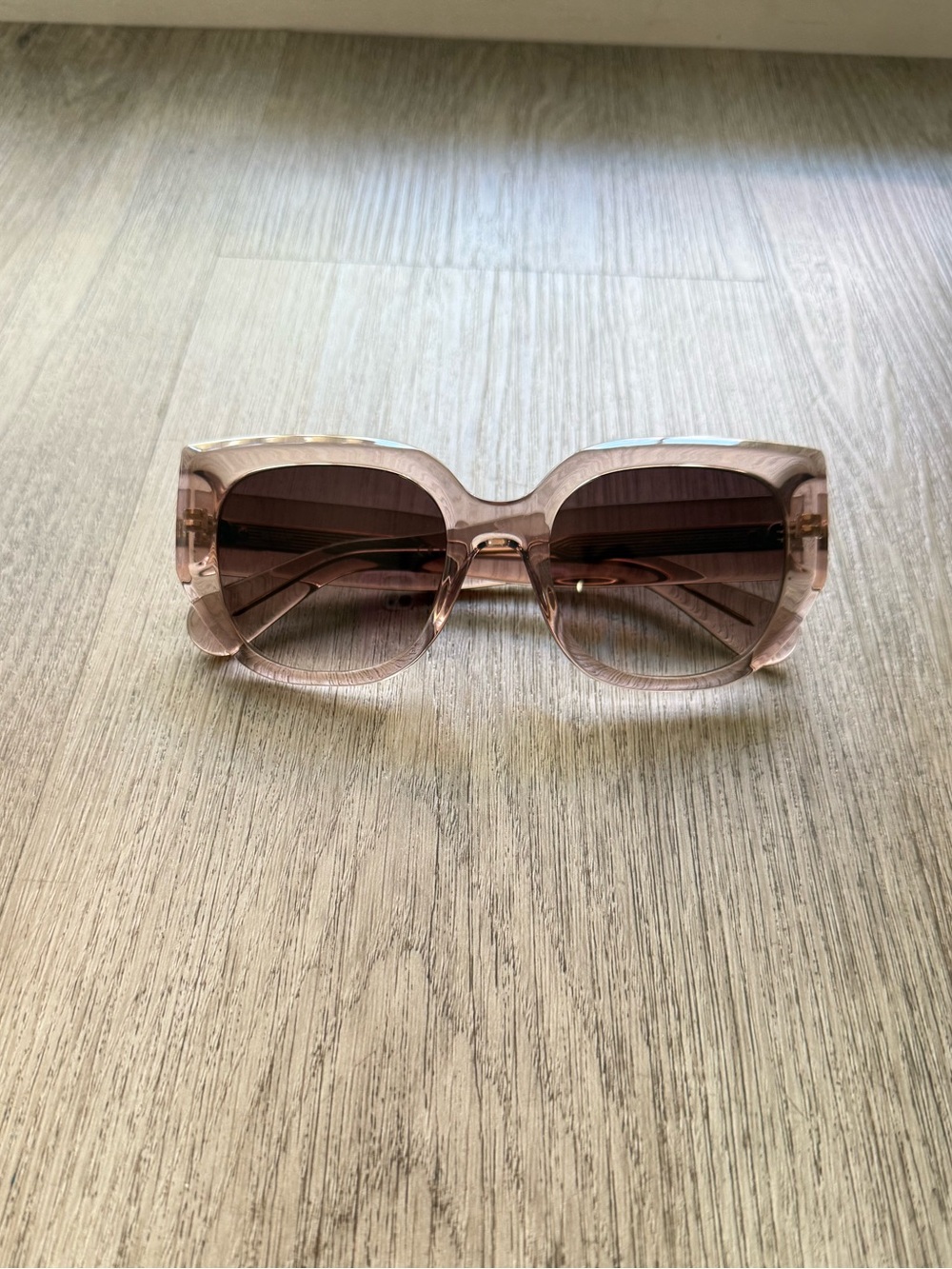 quay australia busy busy tan brown oversized geometric square sunglasses eyewear